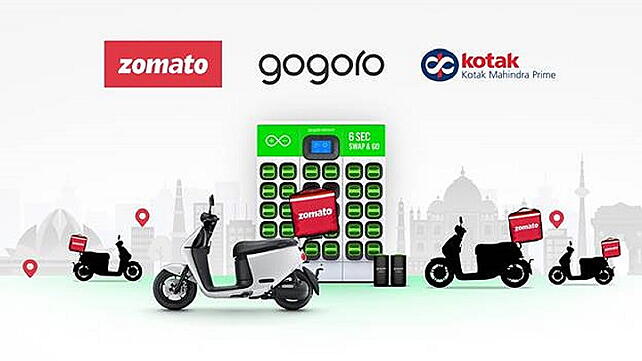 Gogoro,, Kotak Prime, Zomato Partnership