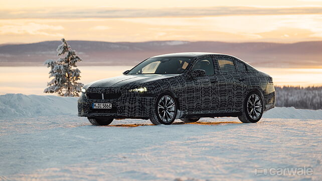 BMW i5 teased undergoing winter testing