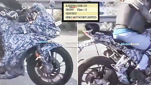 Is this the new Hero Karizma XMR 210? New images leaked!