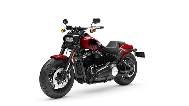 Harley-Davidson Fat Bob Right Rear Three Quarter Image - BikeWale