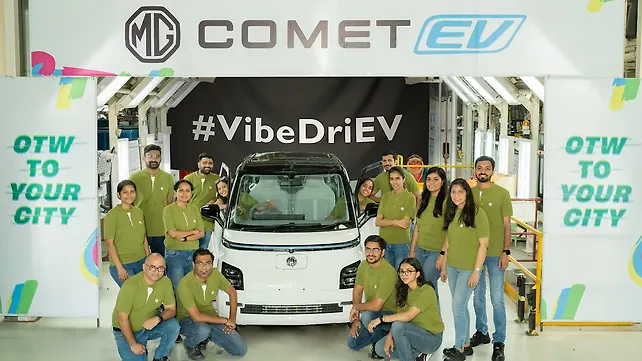 MG Motor India rolls out first Comet EV MG Motor India rolls out first Comet EV