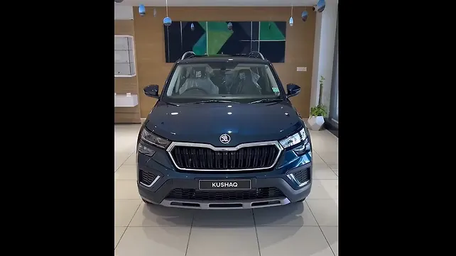 Skoda Kushaq Lava Blue Edition arrives at showrooms Skoda Kushaq Lava Blue Edition arrives at showrooms