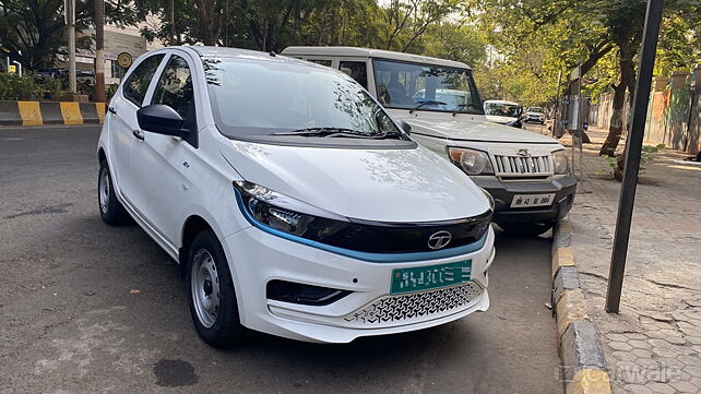 Tata Tiago EV base variant spotted