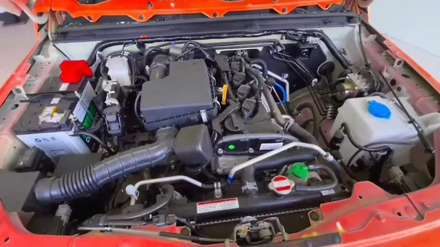 Maruti Jimny Red colour showcased at dealerships - CarWale