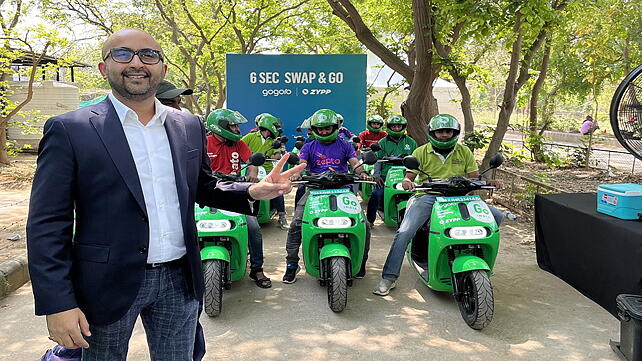 Kaushik Burman, General Manager, Gogoro India at the Gogoro Zypp pilot launch