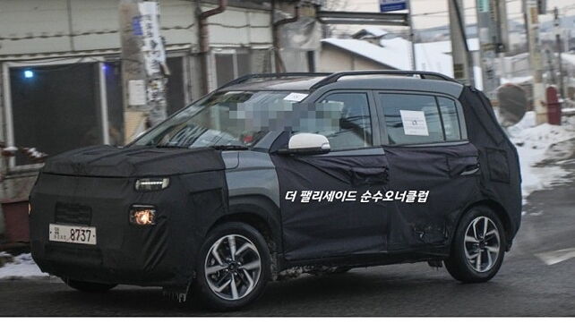 Production-ready Hyundai Exter spied