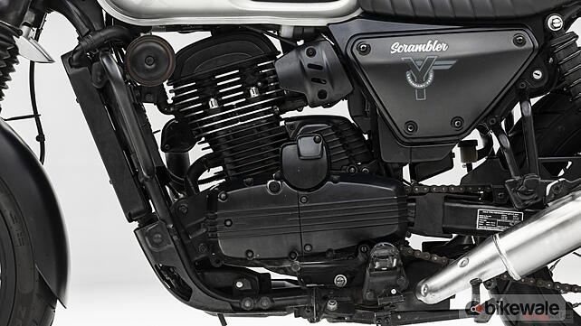 Yezdi Scrambler Engine From Left