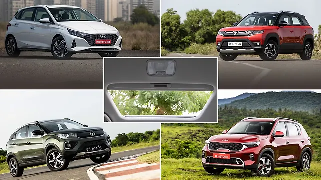 Top cars under Rs 12 lakh with a sunroof 
