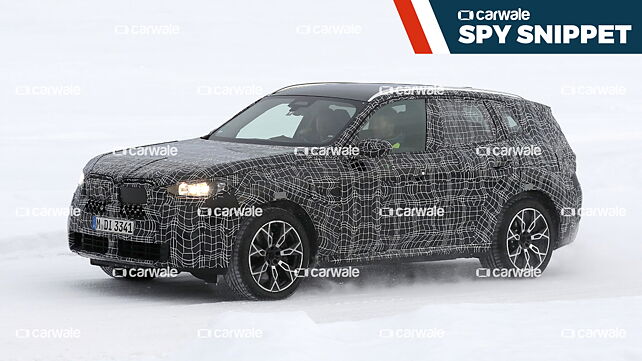2024 BMW X3 M40i spied on a winter test