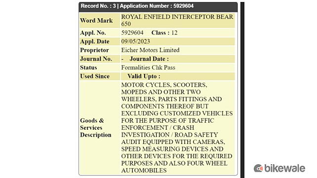 Royal Enfield Interceptor 650 Front View