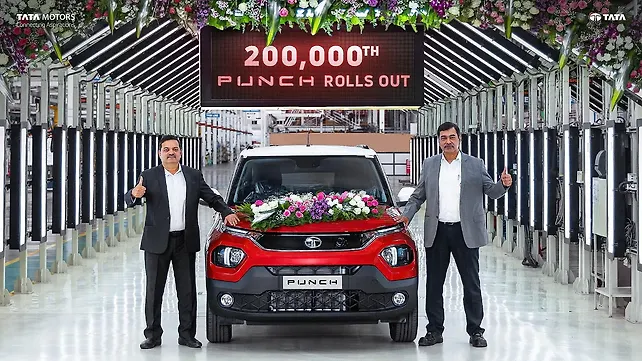 Tata Punch achieves 2 lakh units production milestone Tata Punch achieves 2 lakh units production milestone