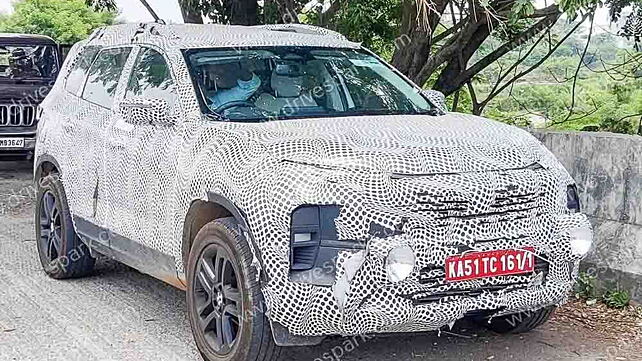 New Tata Safari facelift spotted again; EV version in the works