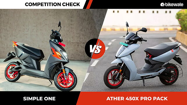 Simple One vs Ather 450X Pro Pack: Competition Check