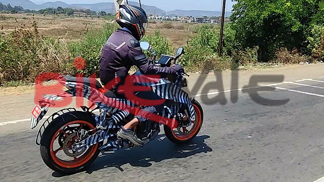 Upcoming KTM 390 Duke spy pictures reveal the instrument cluster