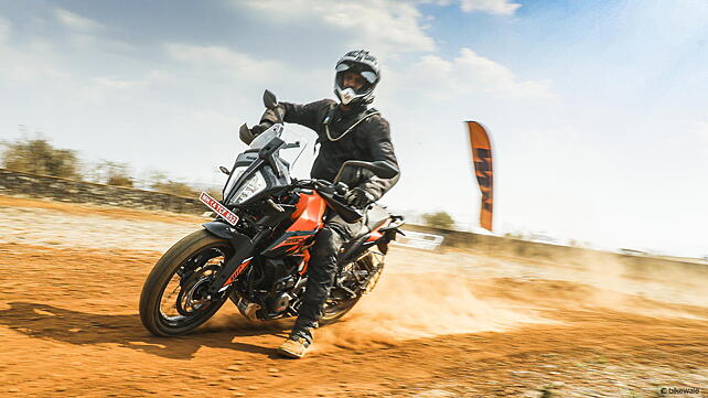 KTM 390 Adventure X Left Front Three Quarter