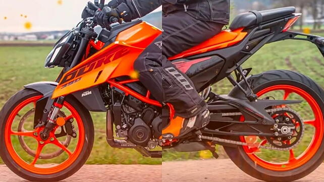 KTM 390 Duke Left Rear Three Quarter