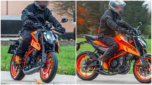 Upcoming 2024 KTM 390 Duke spotted in new paint theme