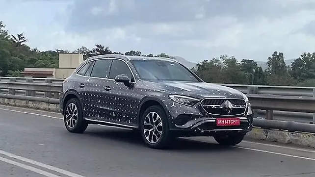 New-gen Mercedes-Benz GLC spied testing in India New-gen Mercedes-Benz GLC spied testing in India