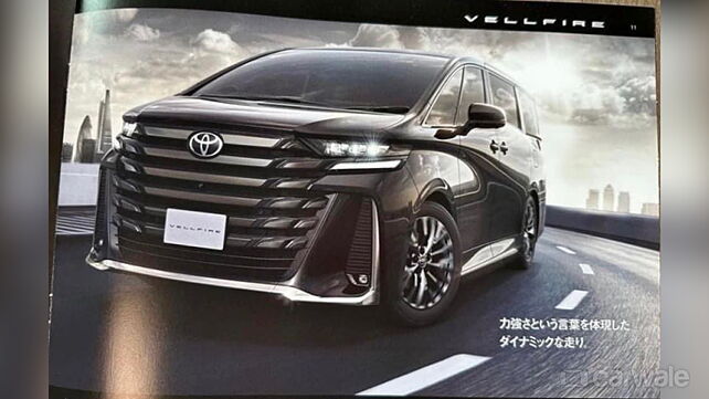 India-bound next-gen Toyota Vellfire brochure leaked