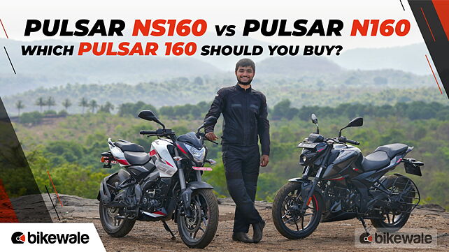 Video: Bajaj Pulsar NS160 vs Pulsar N160 Comparison Review
