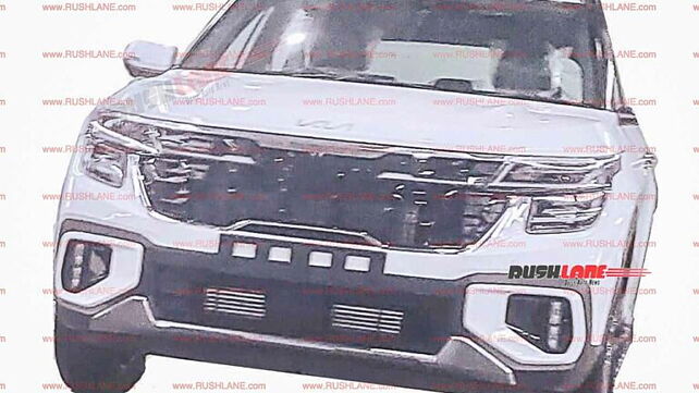 Kia Seltos facelift mid-variant spotted; to be unveiled next week
