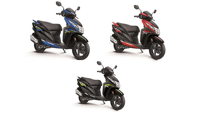 Colours of honda dio sale