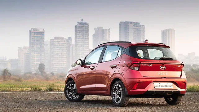 Hyundai Grand i10 Nios Left Rear Three Quarter Hyundai Grand i10 Nios Left Rear Three Quarter