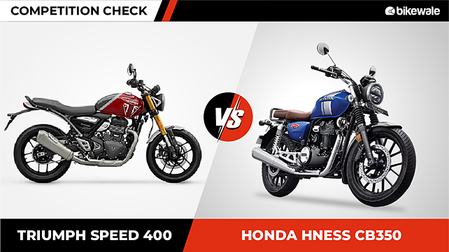 Triumph Speed 400 vs Honda Hness CB350: Competition Check