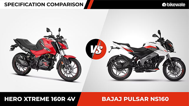 Hero Xtreme 160R 4V vs Bajaj Pulsar NS160: Specification Comparison