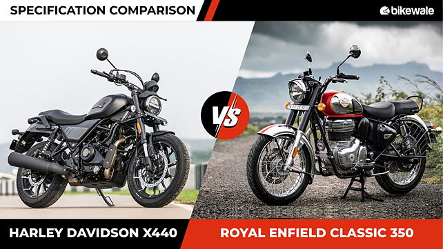 Harley Davidson X440 vs Royal Enfield Classic 350: Specifications Comparison