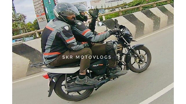 TVS HLX 150 spotted testing in Bengaluru