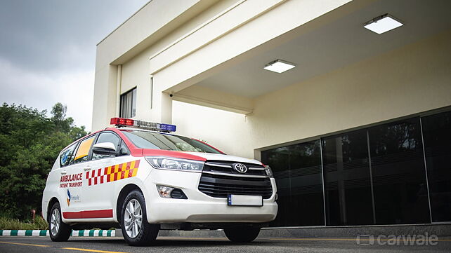Toyota Innova Crysta Ambulance introduced