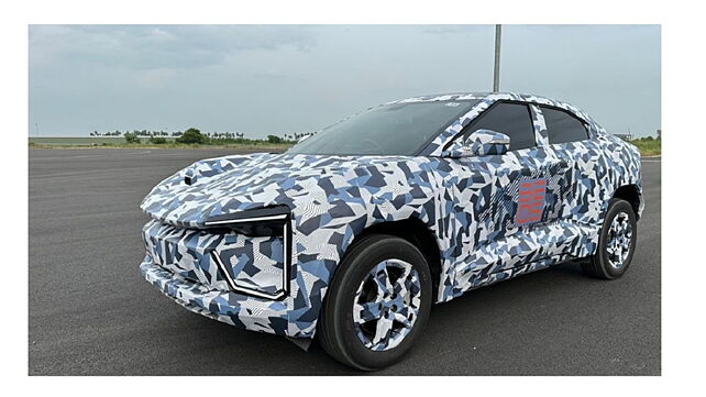 Mahindra BE.05 teased in production-ready guise under camouflage