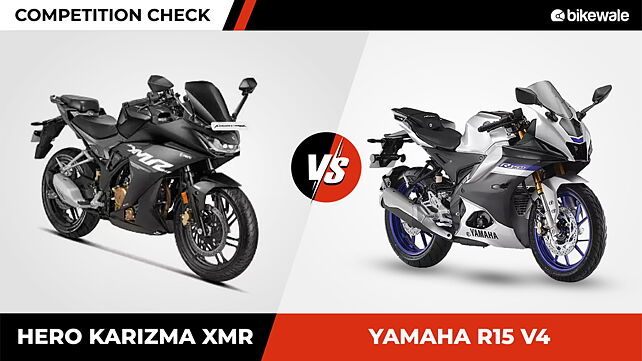 Hero Karizma XMR 210 vs Yamaha YZF R15: Competition Check