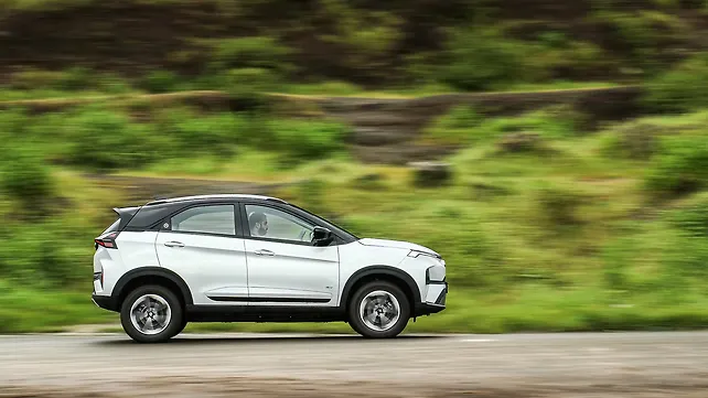 Tata Nexon EV Facelift Left Side View Tata Nexon EV Facelift Left Side View