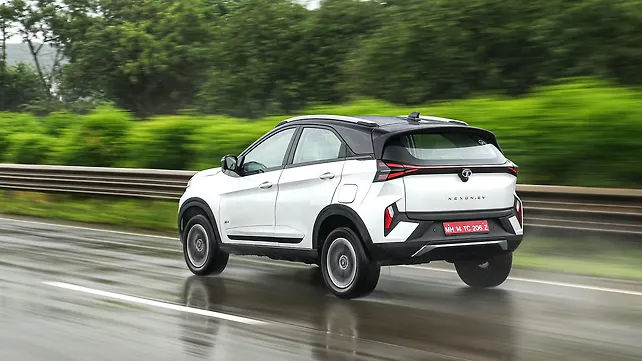 Tata Nexon EV Facelift Right Rear Three Quarter Tata Nexon EV Facelift Right Rear Three Quarter