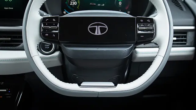 Tata Nexon EV Facelift Steering Wheel Tata Nexon EV Facelift Steering Wheel