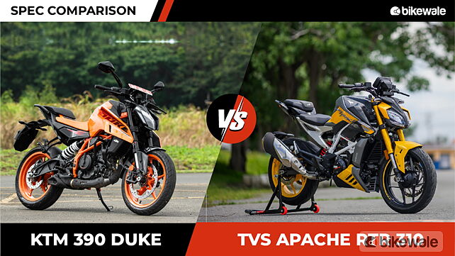 2024 KTM 390 Duke vs TVS Apache RTR 310: Spec Comparison