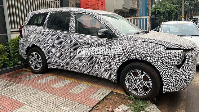 Mahindra XUV.e8 spied; new interior details leaked