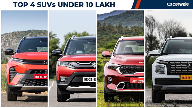 Top 4 SUVs that you can buy under Rs. 10 lakh