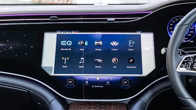 Mercedes-Benz EQE SUV Infotainment System