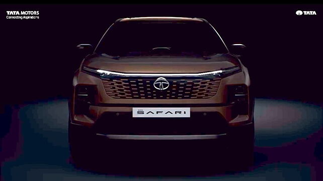 New Tata Safari facelift first teaser out; launch soon