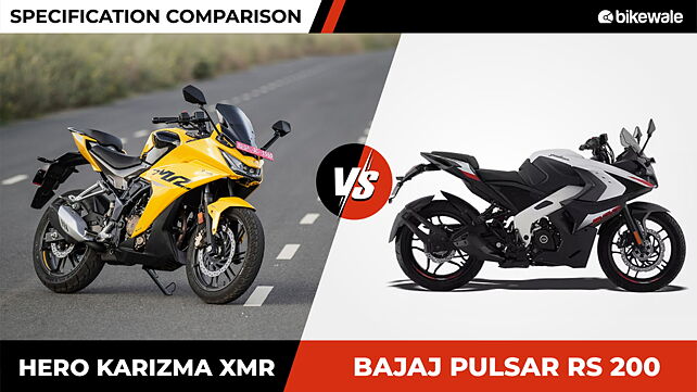 Hero Karizma XMR vs Bajaj Pulsar RS 200: Specification Comparison