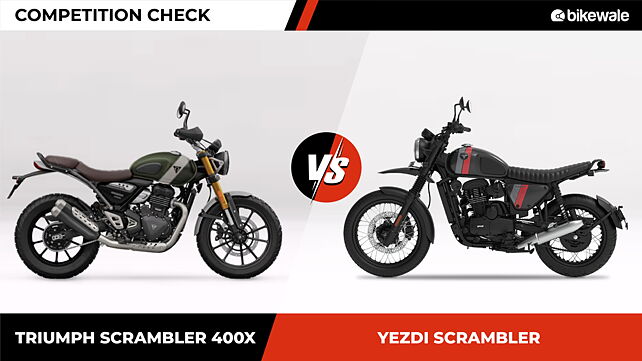 Triumph Scrambler 400X vs Yezdi Scrambler: Competition Check