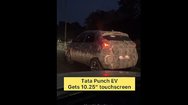 Tata Punch EV spotted; to get a 10.25-inch touchscreen system?