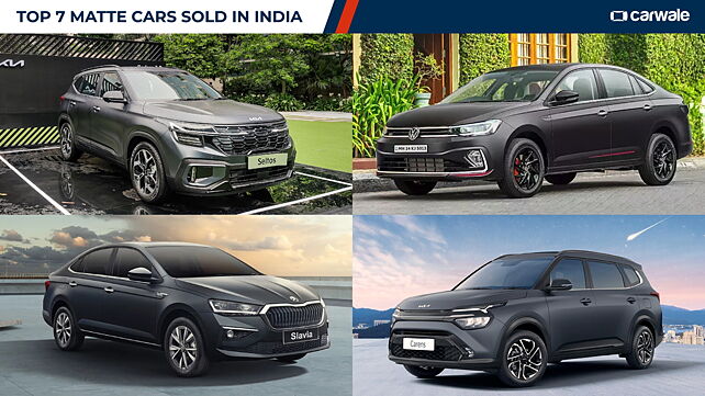 Top 7 matte-painted cars sold in India