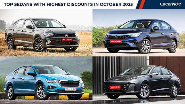 Top 5 sedans with highest discounts in October 2023