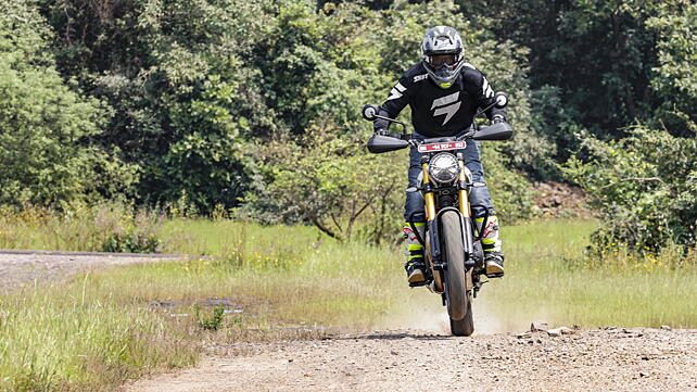 Triumph Scrambler 400 X Front View