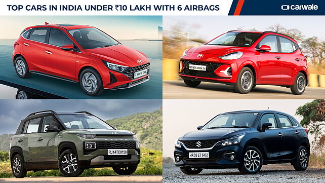 Top cars under Rs. 10 lakh with 6 airbags