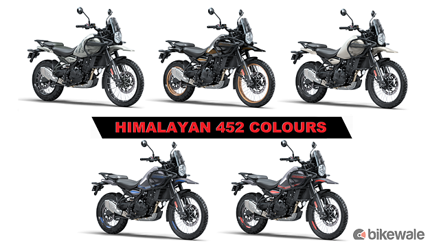 Royal Enfield Himalayan 452 colour options revealed